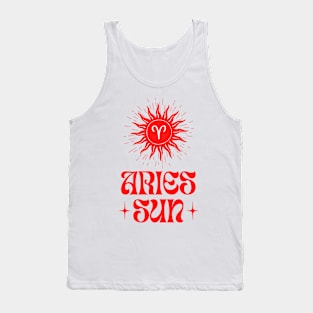 Aries Sun | Born in March and April | Birthday Gifts Ariens Mars Tank Top